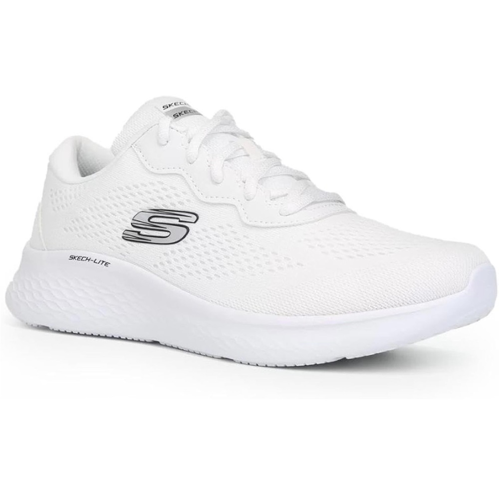 Skechers Sketch-Lite Memory Foam Women's All-White Sneakers
